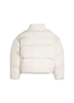 Куртка женская Puma Classics Oversized Puffer бело-молочного цвета