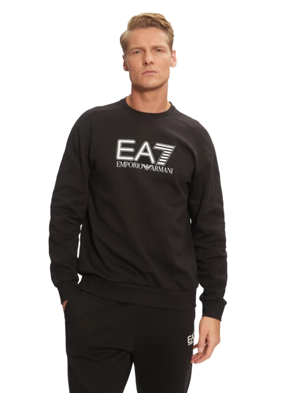 Спортивний костюм Emporio Armani EA7 Світшот чоловічий чорного