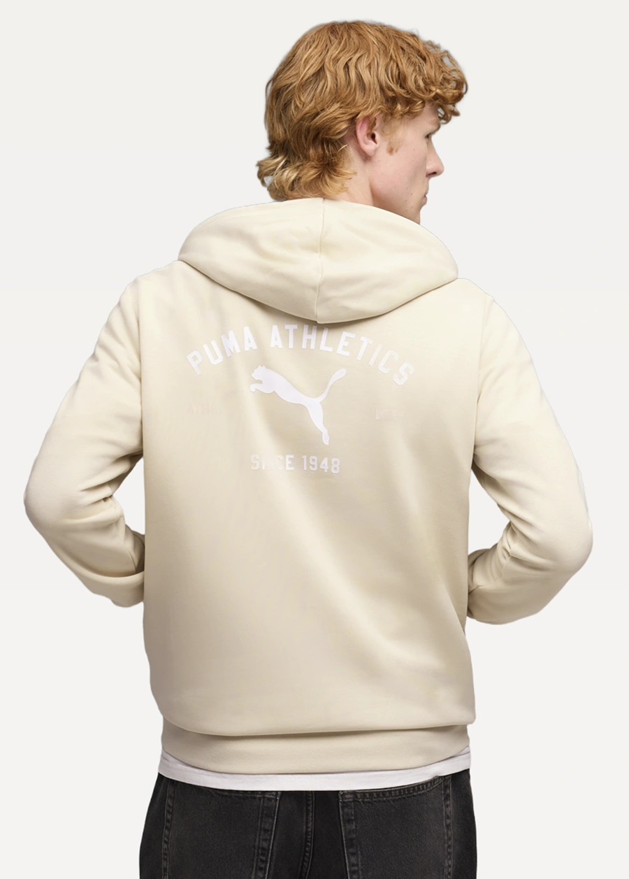 Худи мужское PUMA CLASS Graphic Hoodie Alpine Snow | Купить в