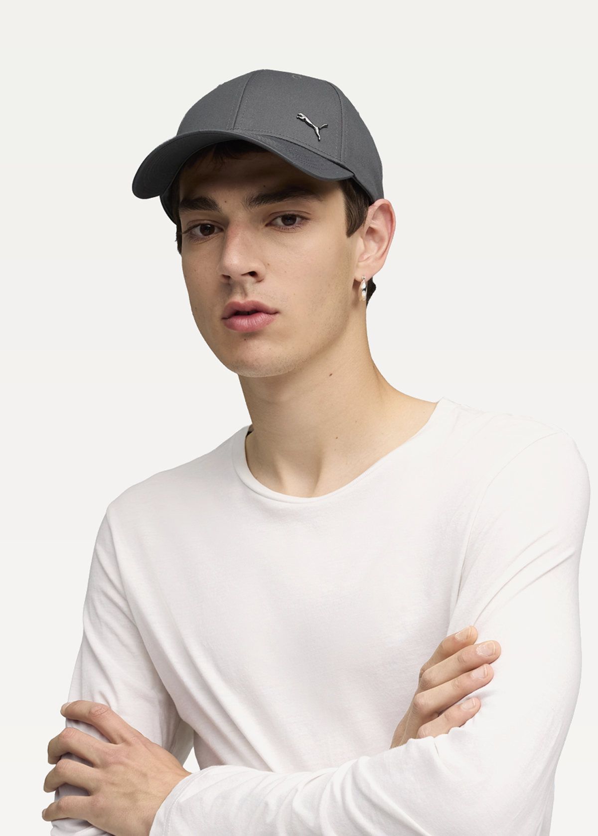 Кепка PUMA ESS METAL PUMA CAT BB Cap Unisex Dusky Gray