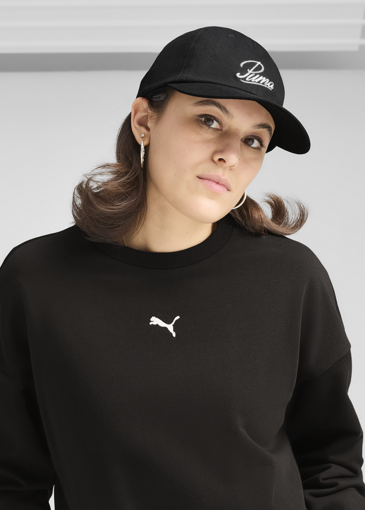 Кепка PUMA ESS SCRIPT LOGO Dad Cap Unisex чорного кольору