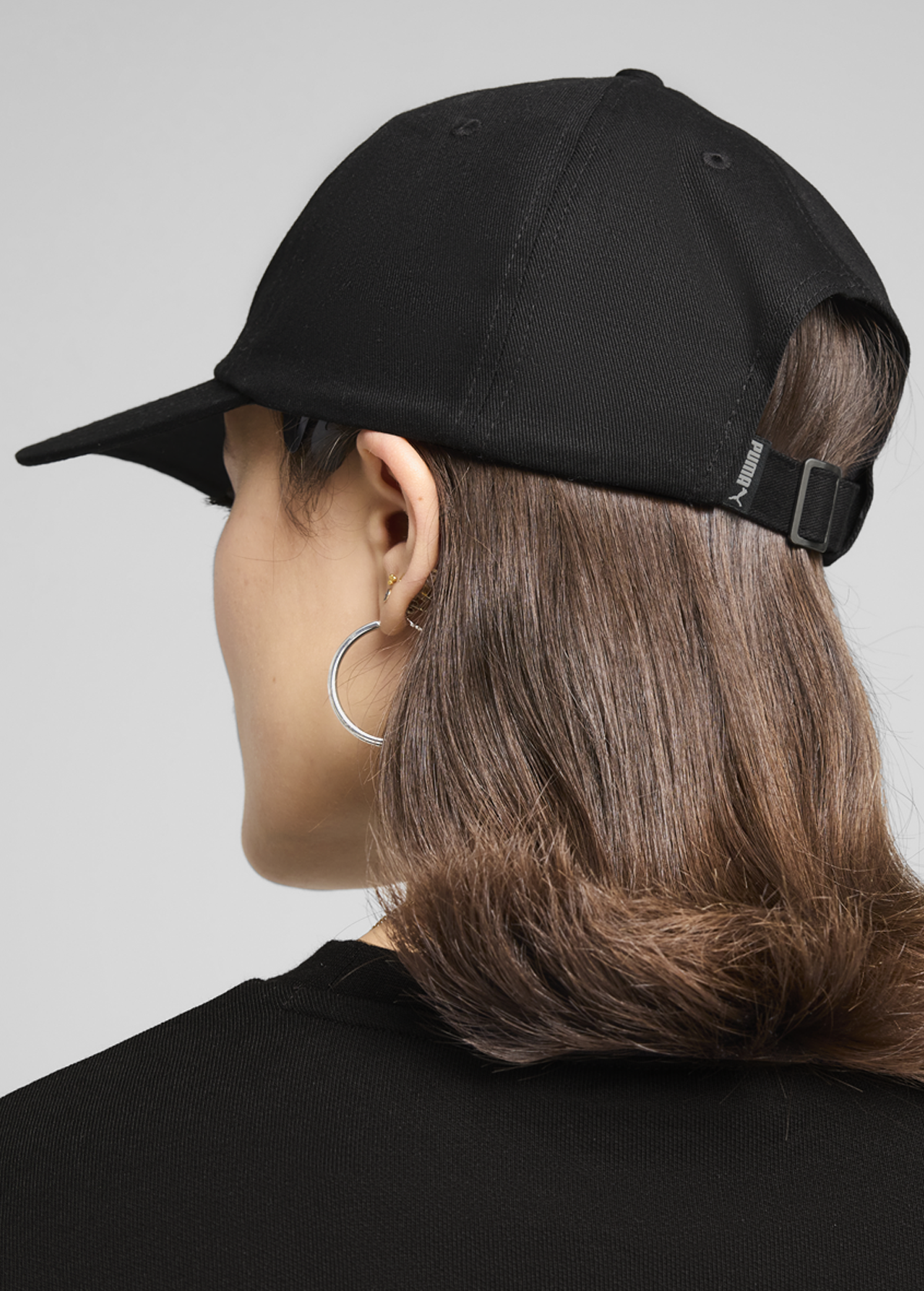 Кепка PUMA ESS SCRIPT LOGO Dad Cap Unisex чорного кольору