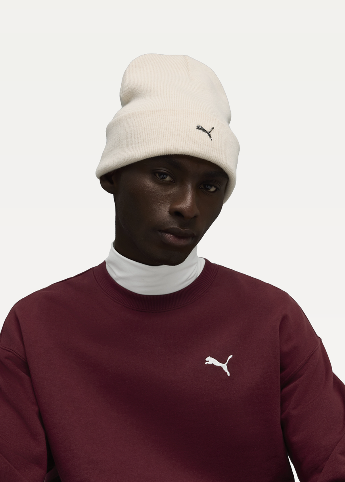 Шапка PUMA METAL PUMA CAT High Crown Unisex Beanie Alpine Snow