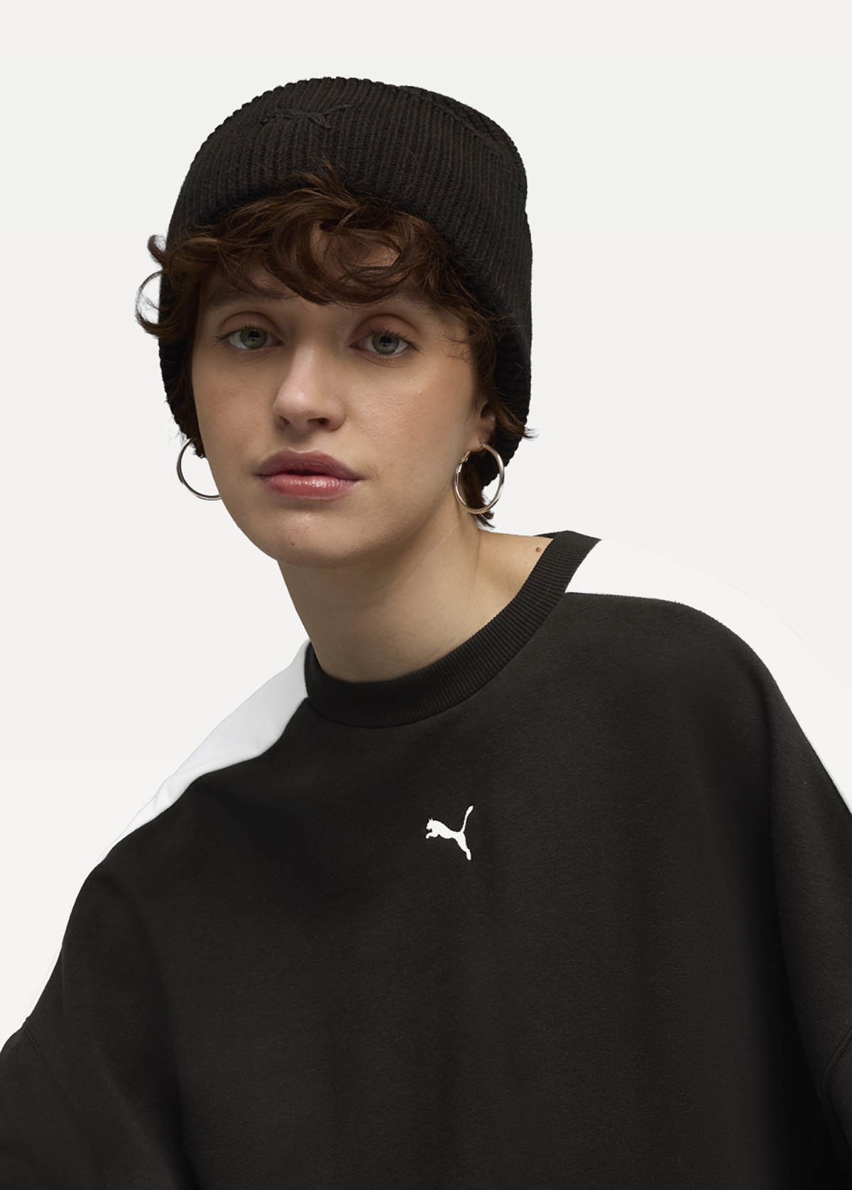 Шапка Unisex PUMA WARDROBE ESS MidCrown Beanie чорного кольору