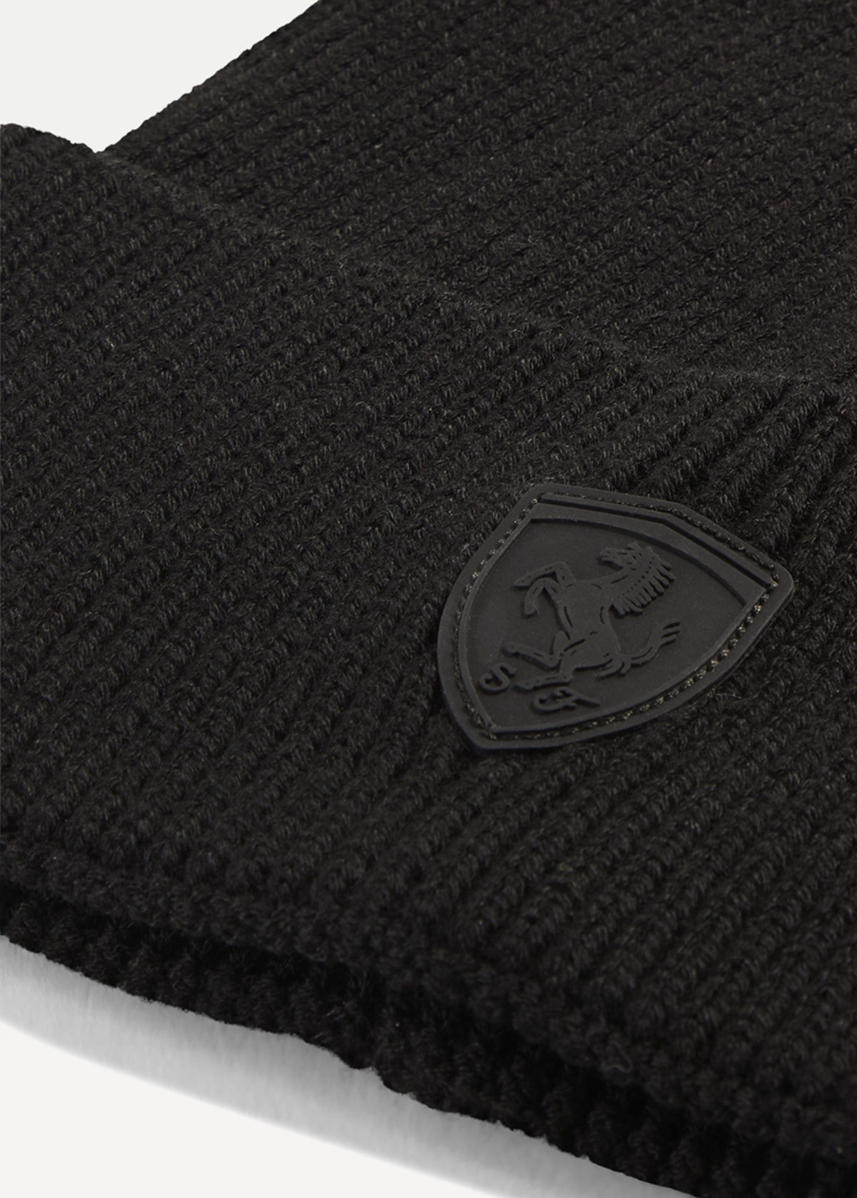 Шапка Unisex PUMA FERRARI PRO Mid Crown Beanie чорного кольору