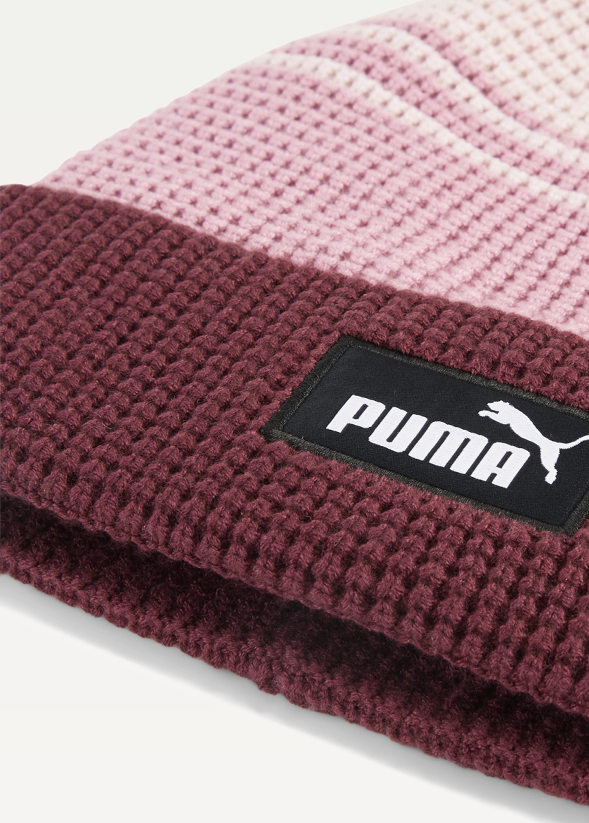 Шапка Unisex PUMA ESS Mid Crown Pom Beanie Ruby Shimmer-Mix
