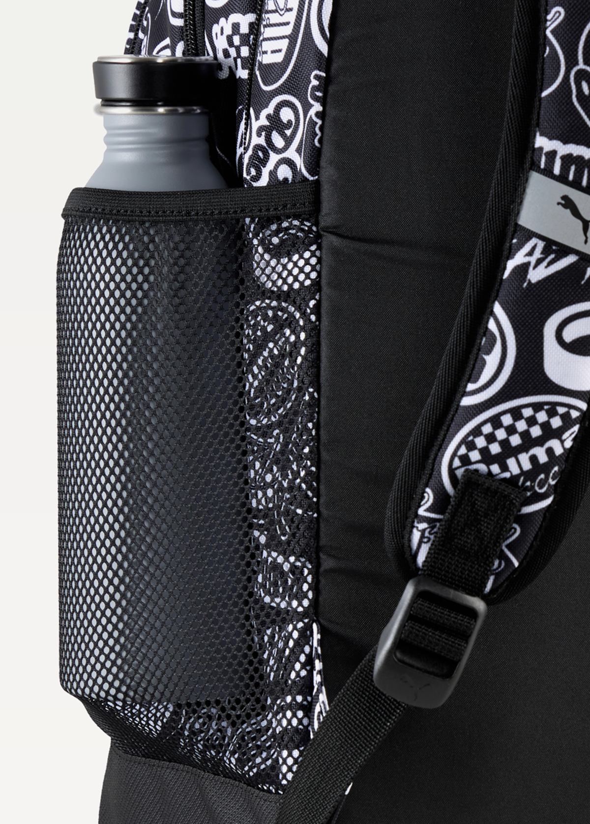 Рюкзак PUMA ACADEMY AOP Unisex Printed Backpack чорного кольору