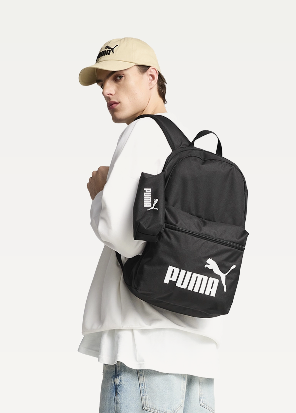 Рюкзак PUMA PHASE Backpack Set Unisex чорного кольору