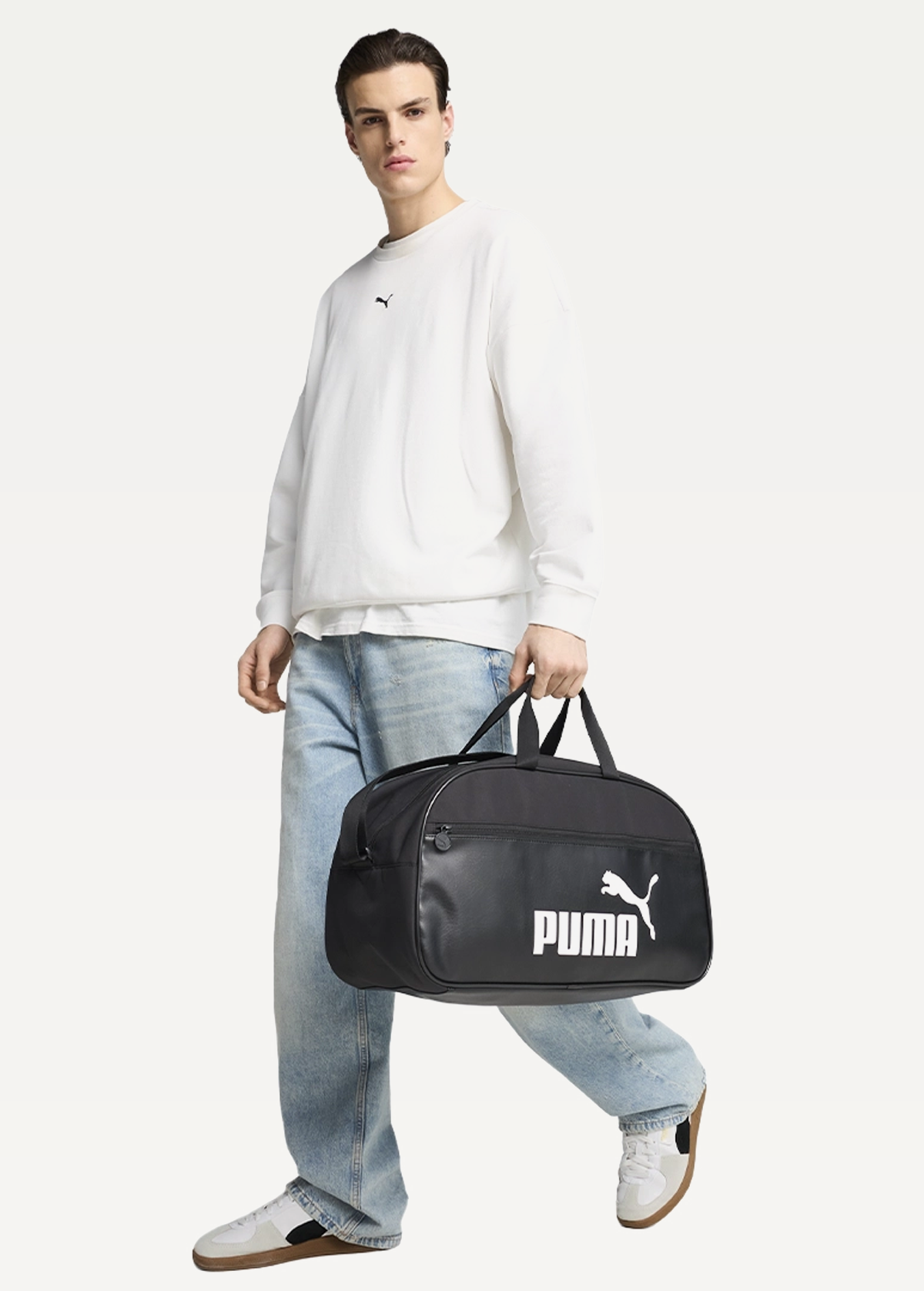 Спортивна сумка PUMA CAMPUS Grip Bag Unisex чорного кольору