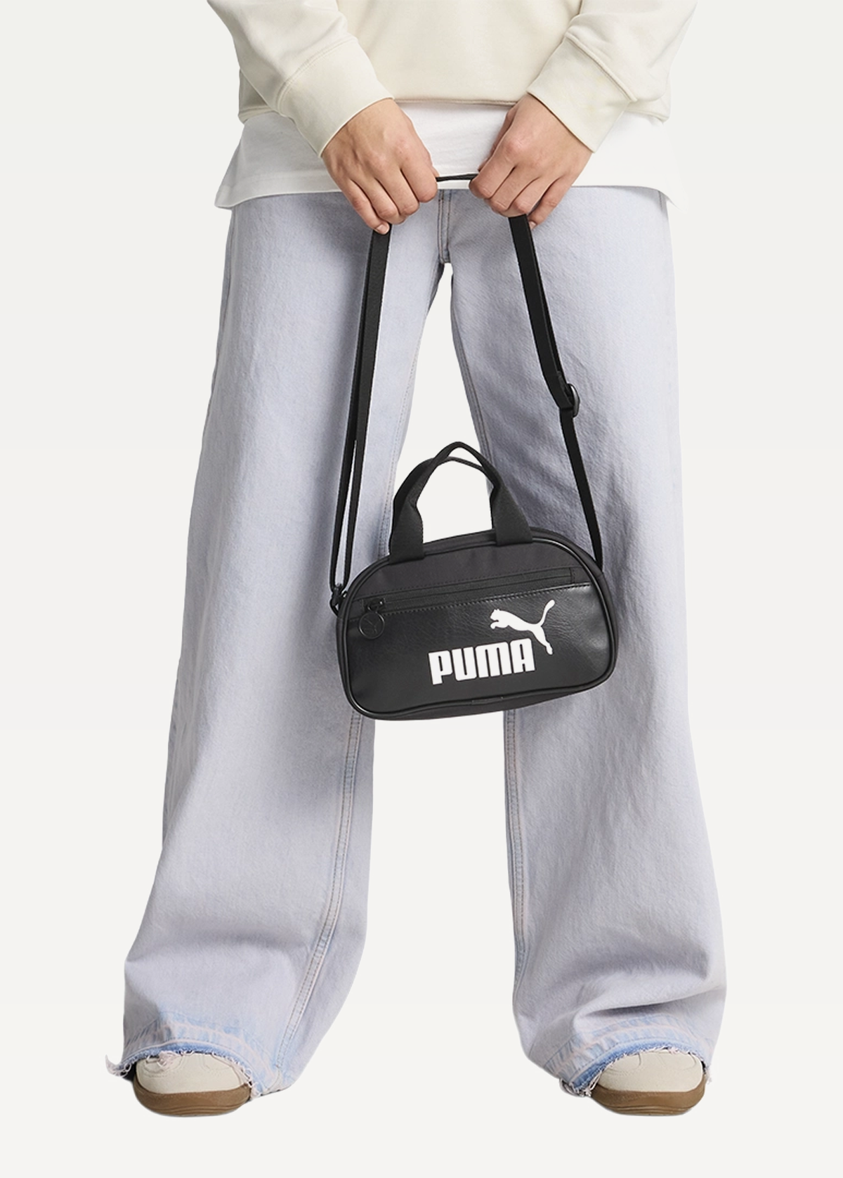 Сумка PUMA CAMPUS Mini Grip Bag Unisex черного цвета