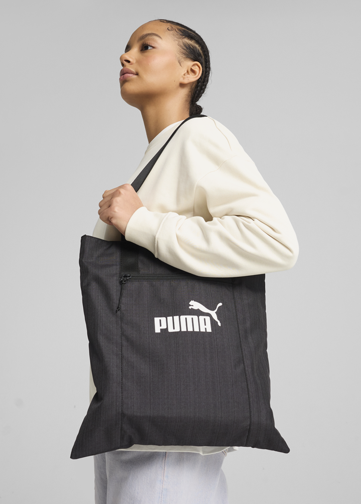 Сумка-шопер жіночий PUMA BASE Tote чорного кольору