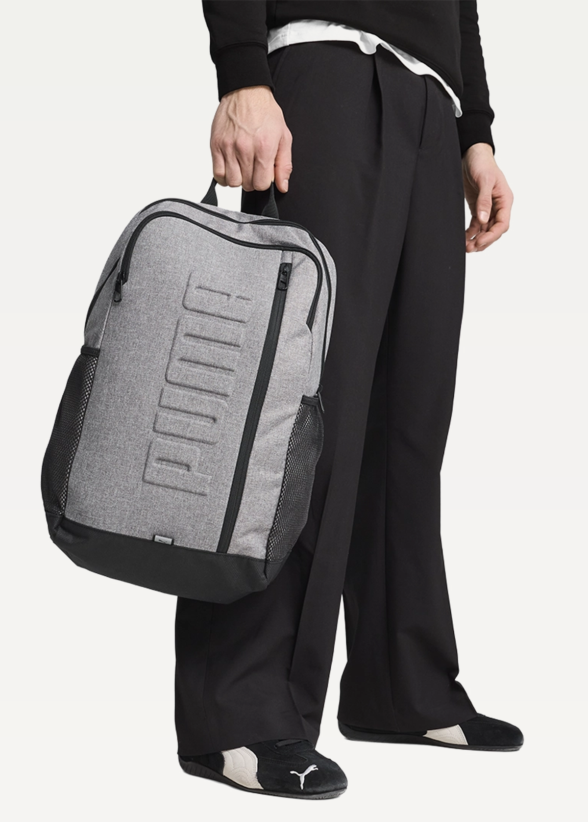 Рюкзак PUMA S HEATHER Backpack Medium Gray Heather Unisex