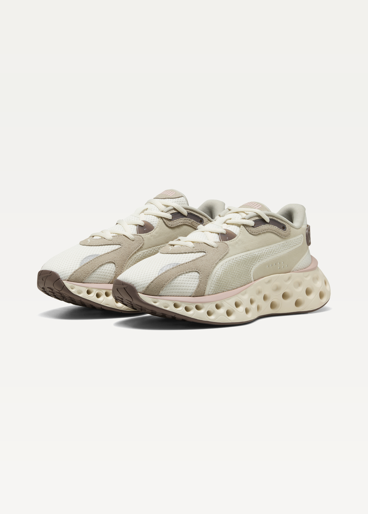 Кроссовки женские PUMA Softride Frequence Wns Desert Dust-Rose Quartz-Warm White