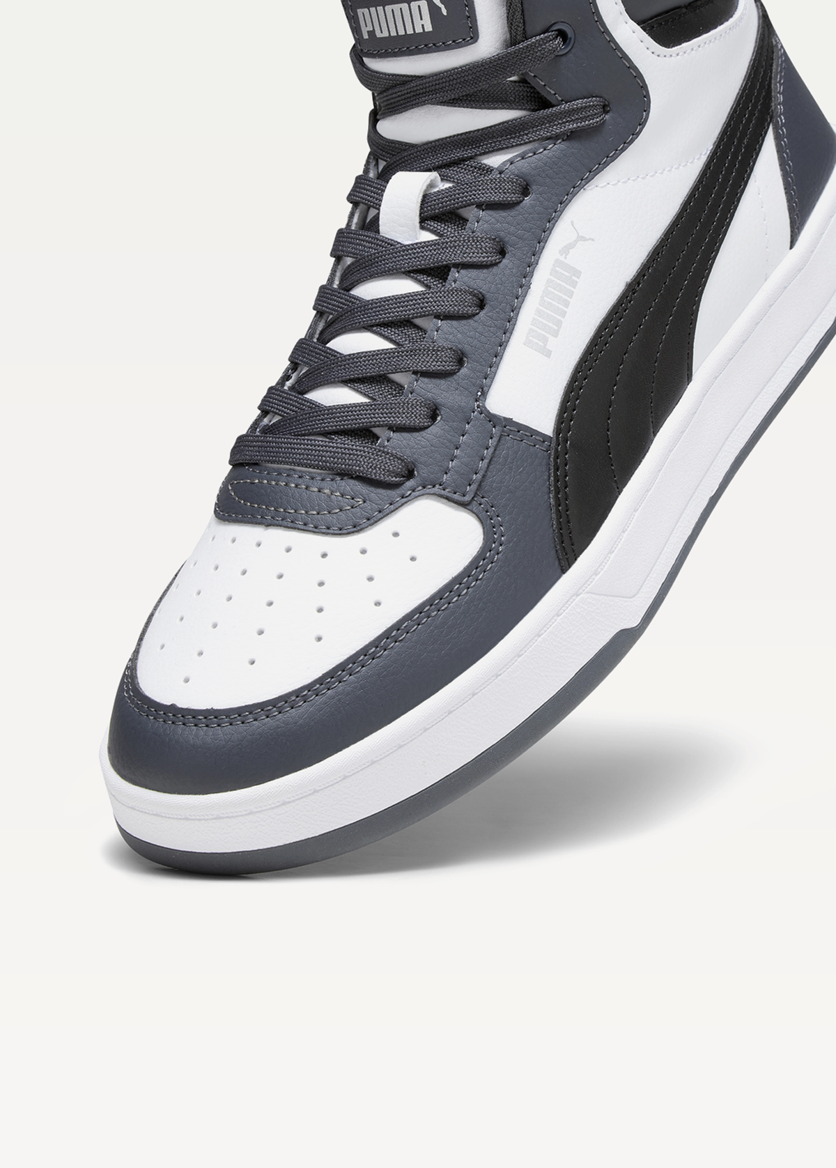 Високі кросівки чоловічі PUMA Caven 2.0 Mid PUMA White-PUMA Black-Strong Gray-PUMA Silver