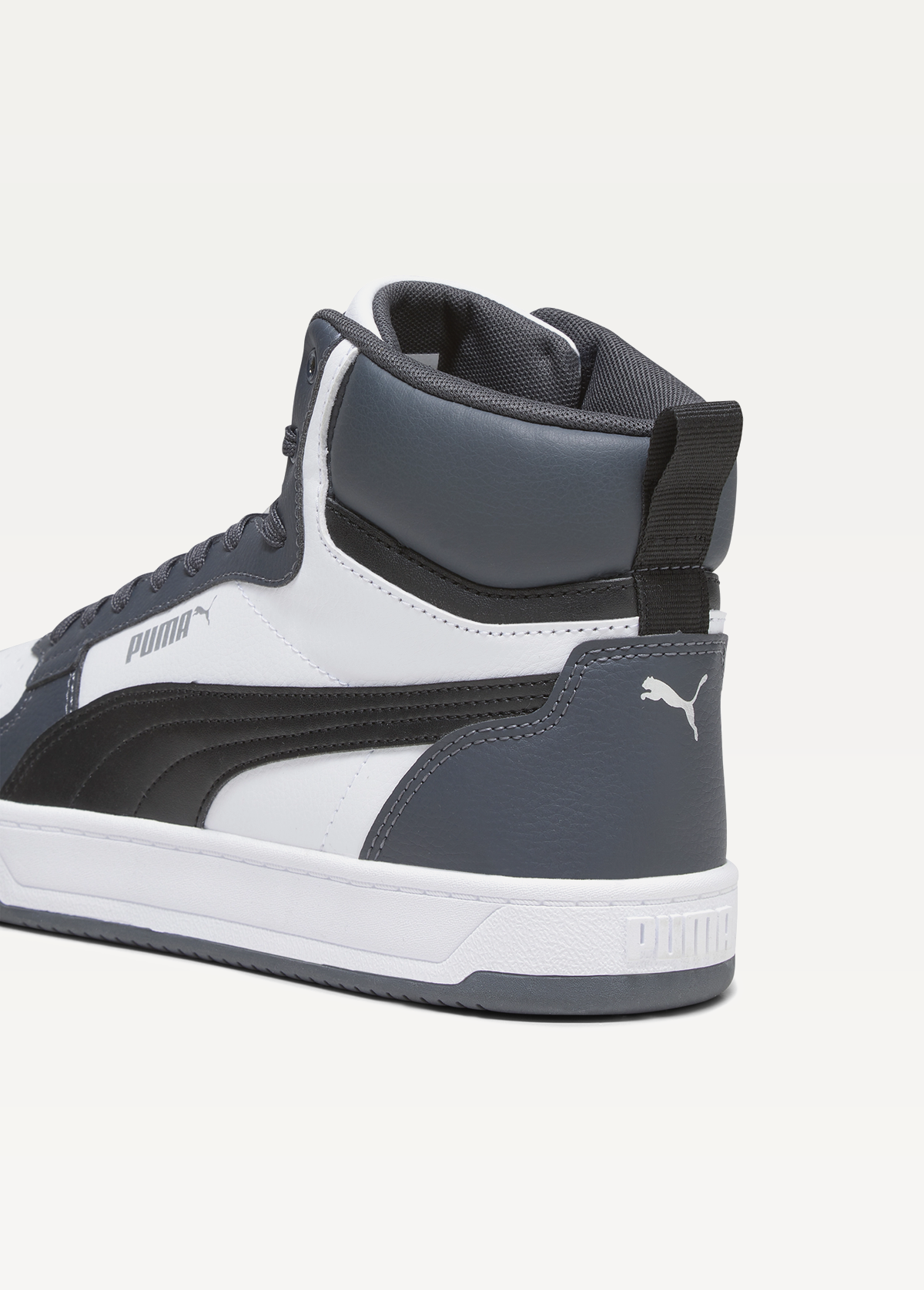 Високі кросівки чоловічі PUMA Caven 2.0 Mid PUMA White-PUMA Black-Strong Gray-PUMA Silver