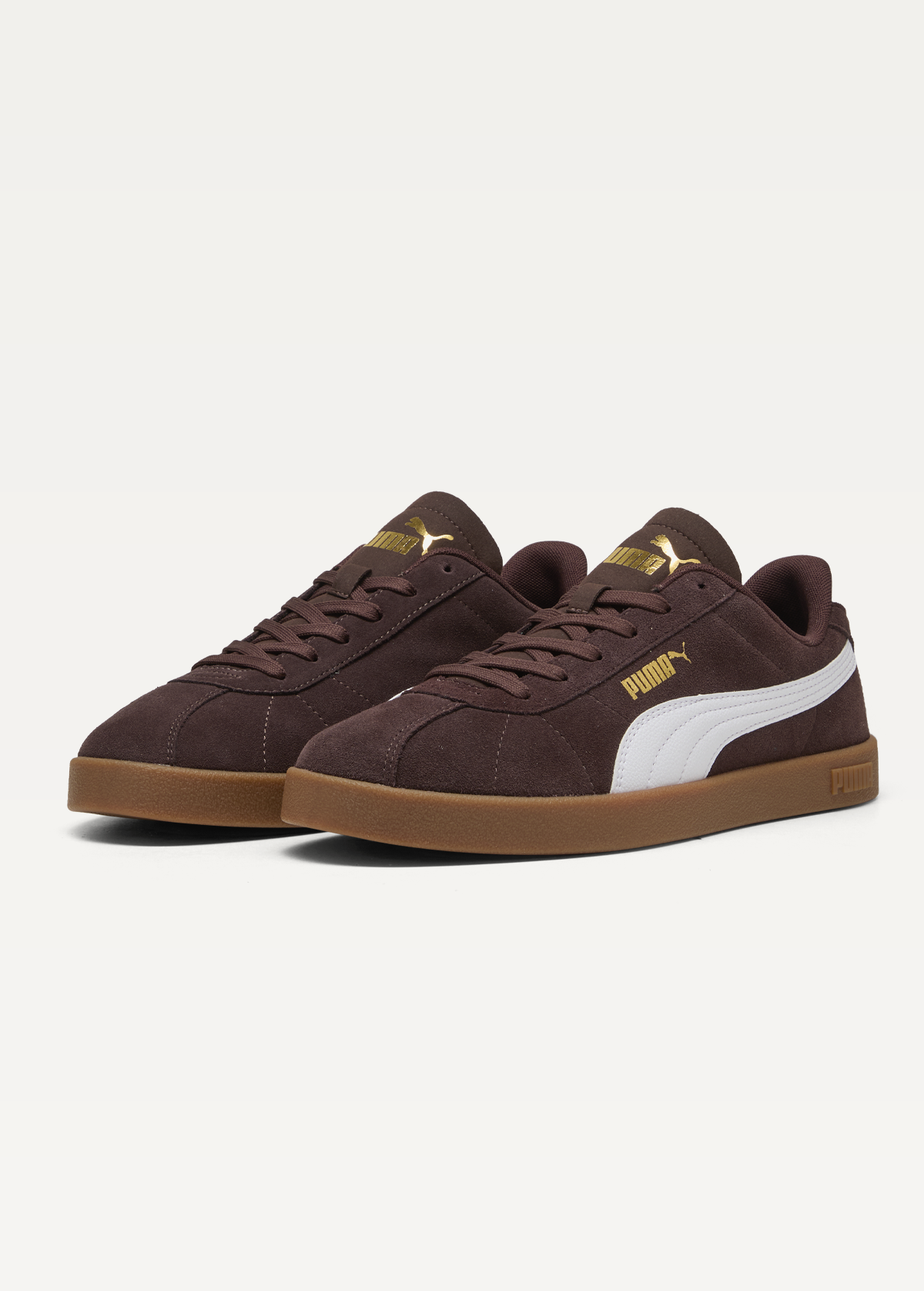 Кроссовки мужские PUMA Club II Chocolate Brown-PUMA White