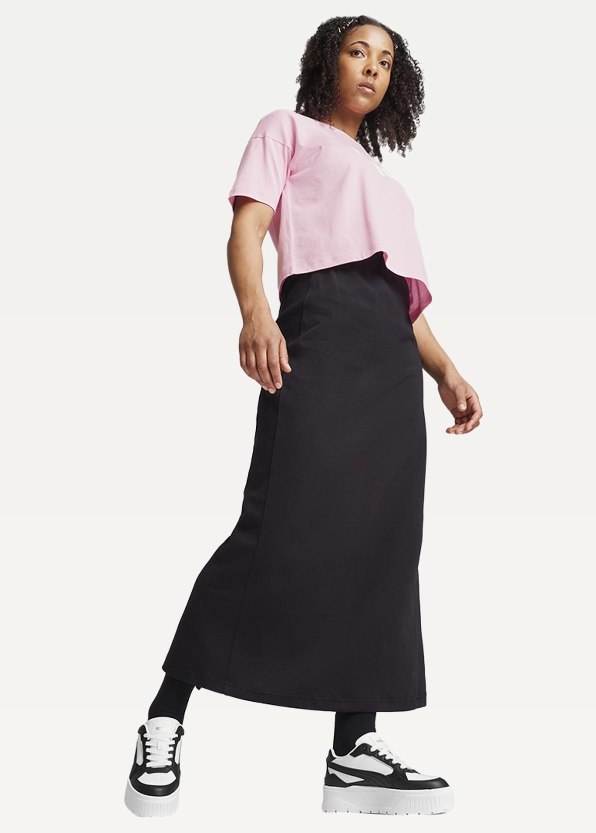 Кроссовки женские PUMA Karmen II Idol белого черного цвета