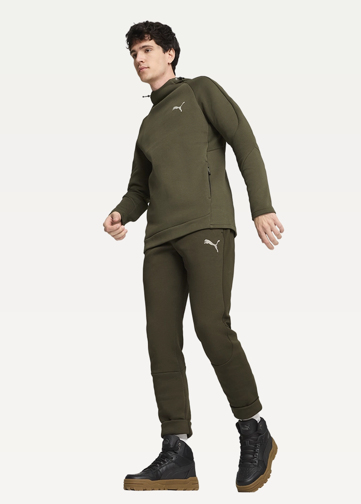 Високі кросівки чоловічі PUMA Rebound Abrupt PUMA Black-Shadow Gray-Bronze