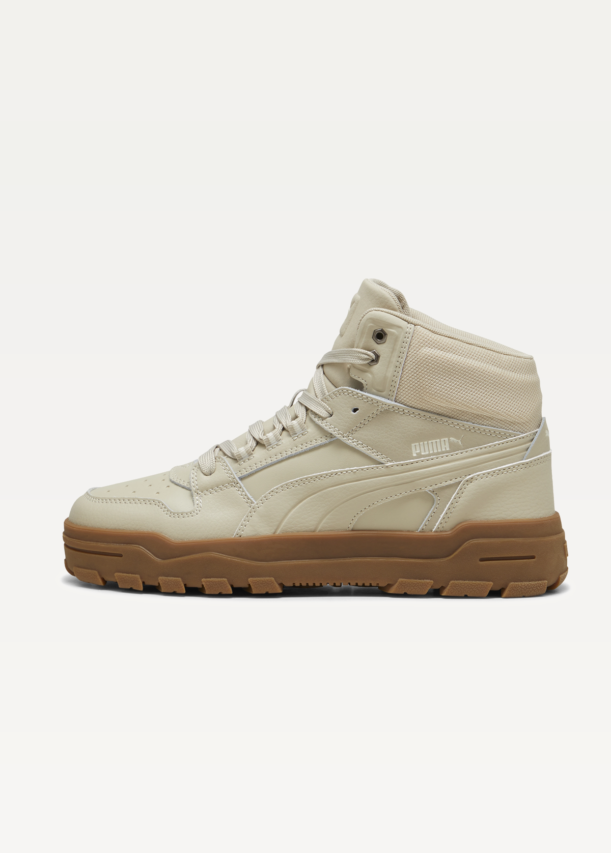 Високі кросівки чоловічі PUMA Rebound Abrupt Desert Dust-Alpine Snow-Gum