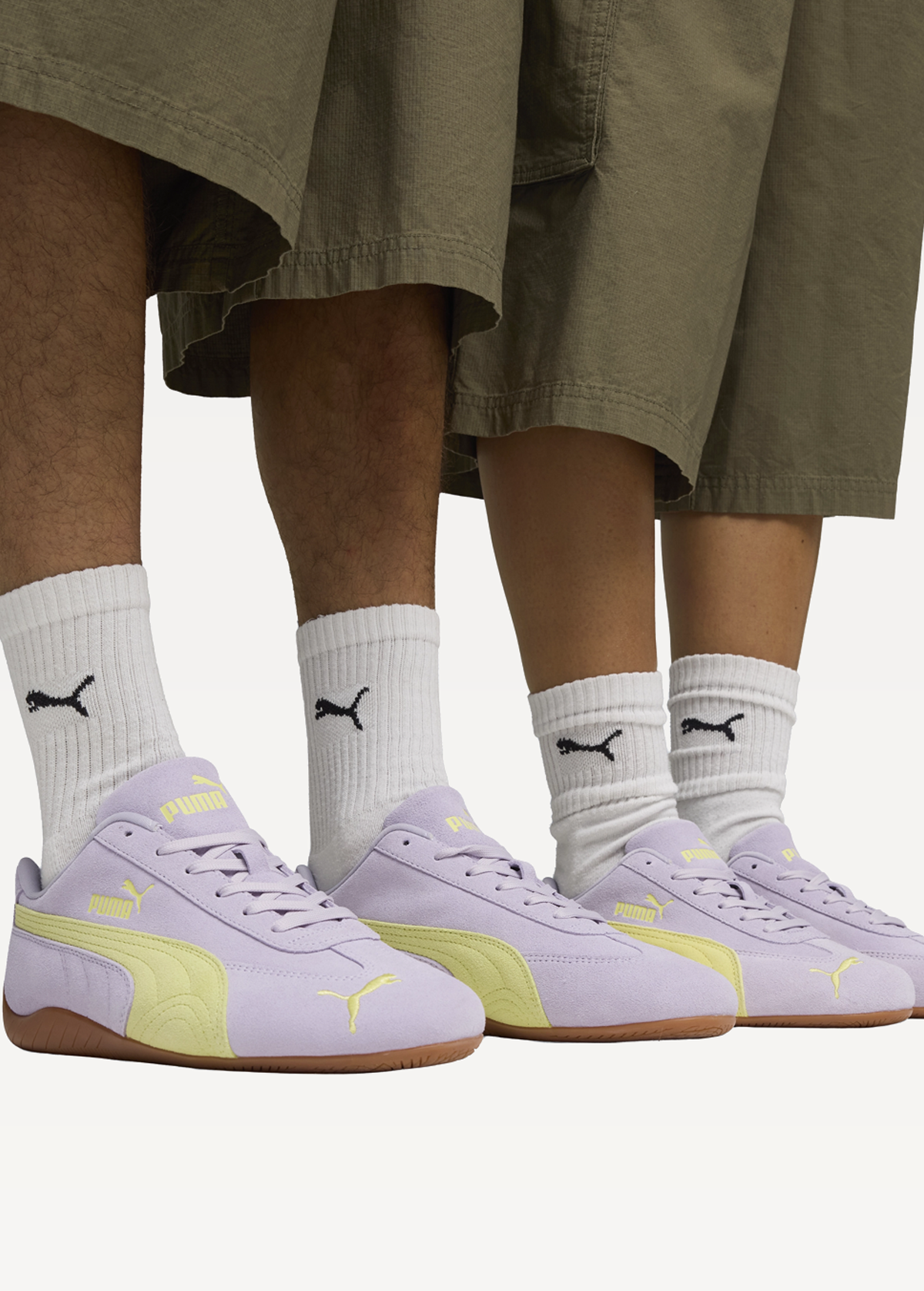 Кроссовки женские PUMA Speedcat OG Lilac Crush-Fresh Yellow