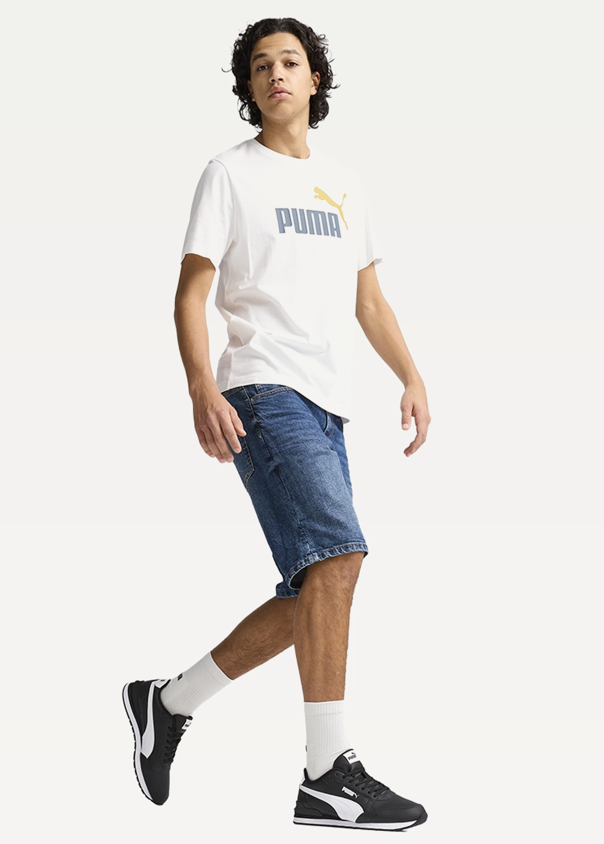 Кросівки чоловічі PUMA ST Runner v4 L чорного кольору