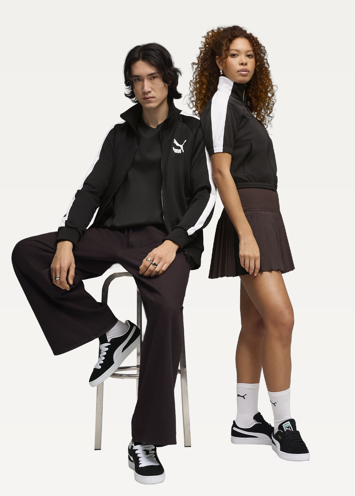 Кроссовки PUMA Suede Classic Unisex черного цвета