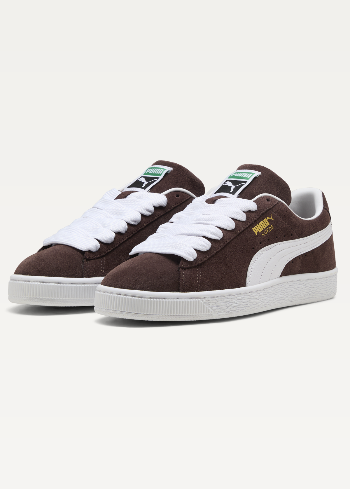 Кросівки чоловічі PUMA Suede Classic Chocolate Brown-PUMA White