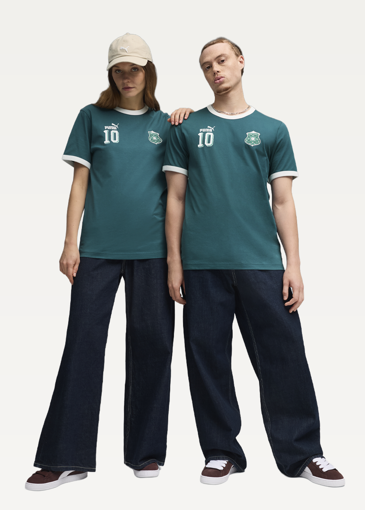 Кроссовки мужские PUMA Suede Classic Chocolate Brown-PUMA White