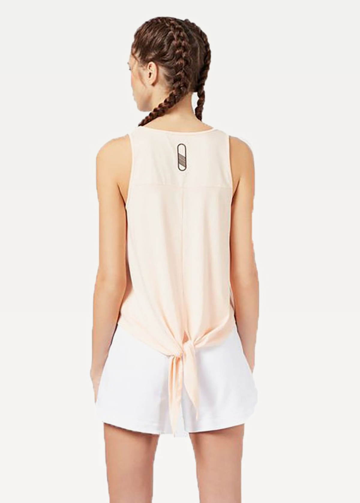 Майка женская EA7 Emporio Armani персикового цвета