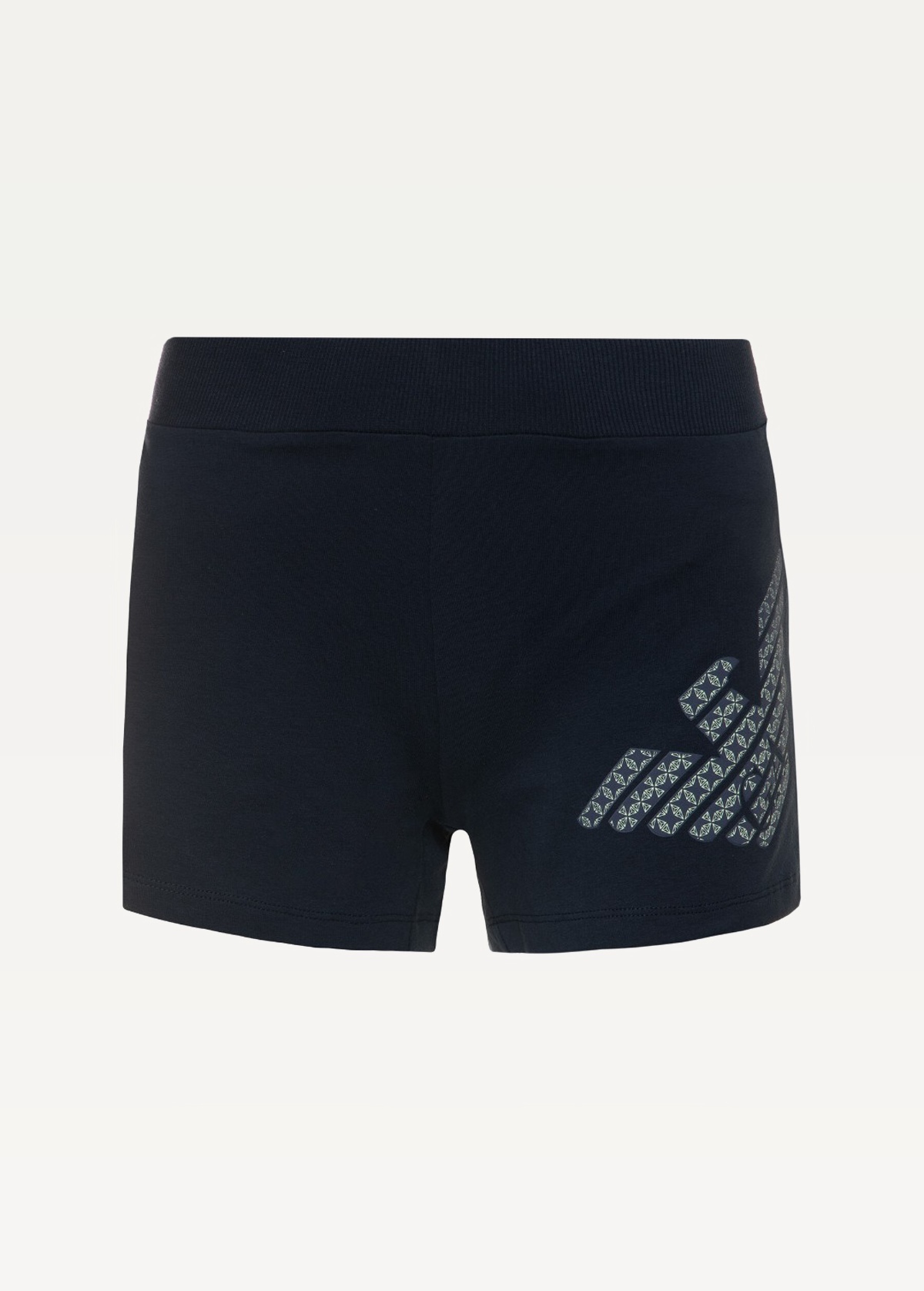 Шорты женские EA7 Emporio Armani синего цвета