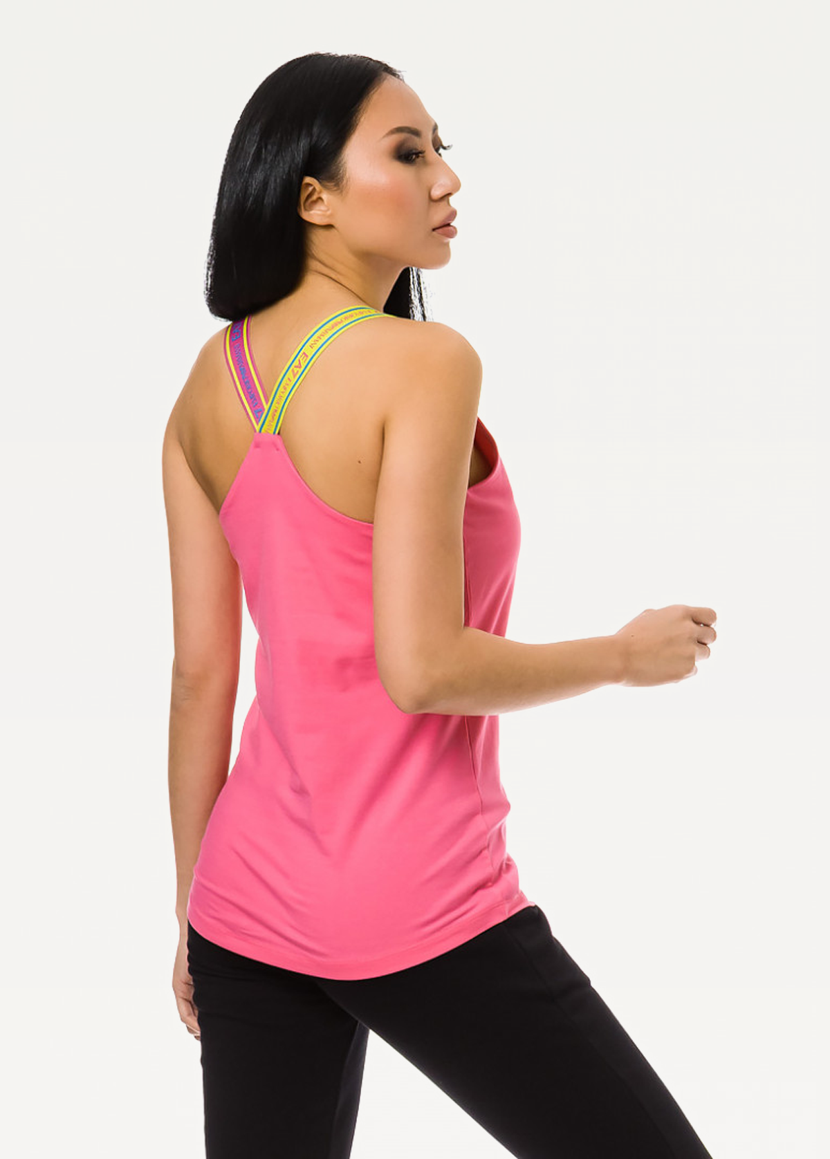 Футболка EA7 Emporio Armani рожевого кольору (3KTH67 TJ29Z 1405)