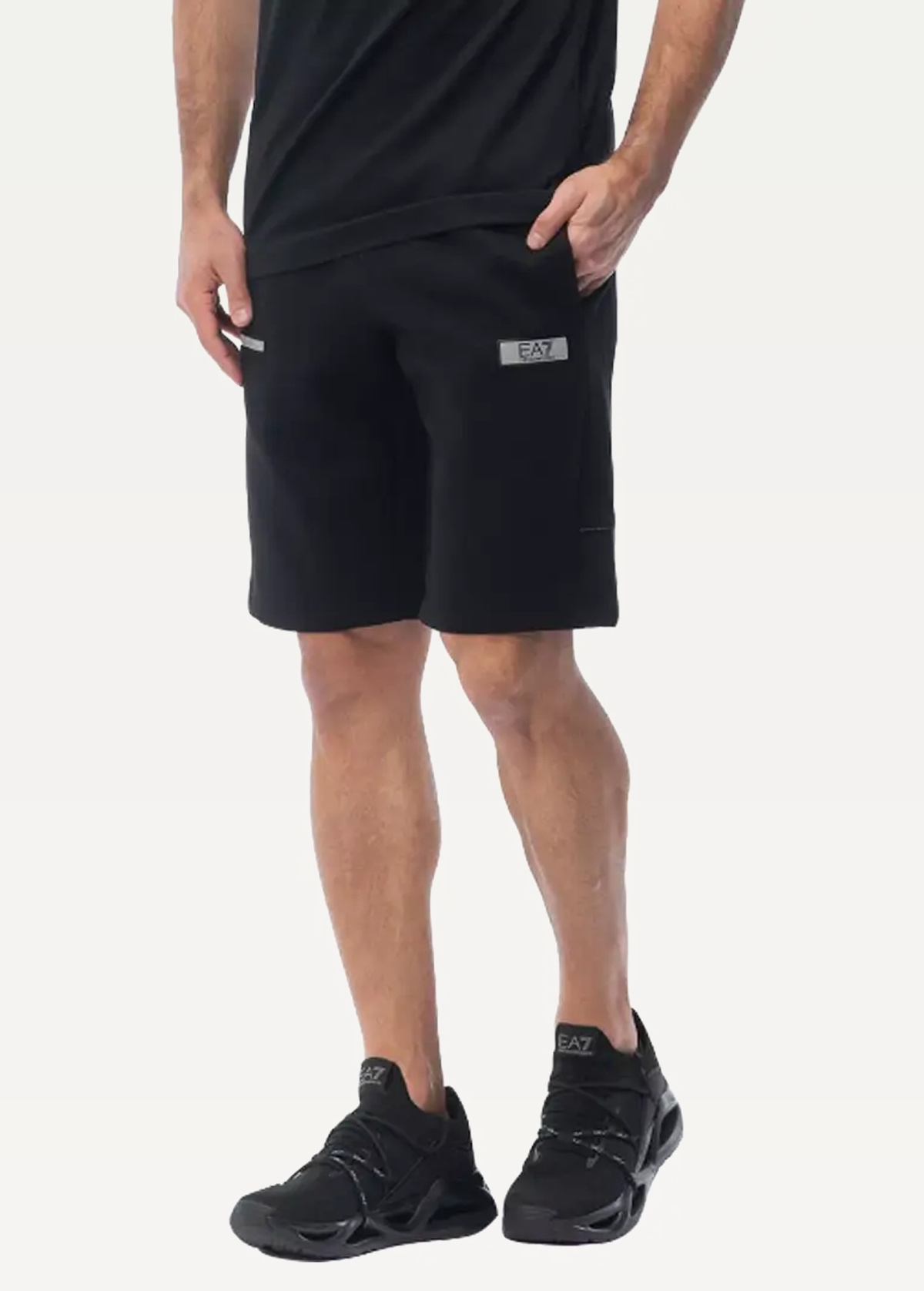 Шорти чоловічі EA7 Emporio Armani BERMUDA чорного кольору