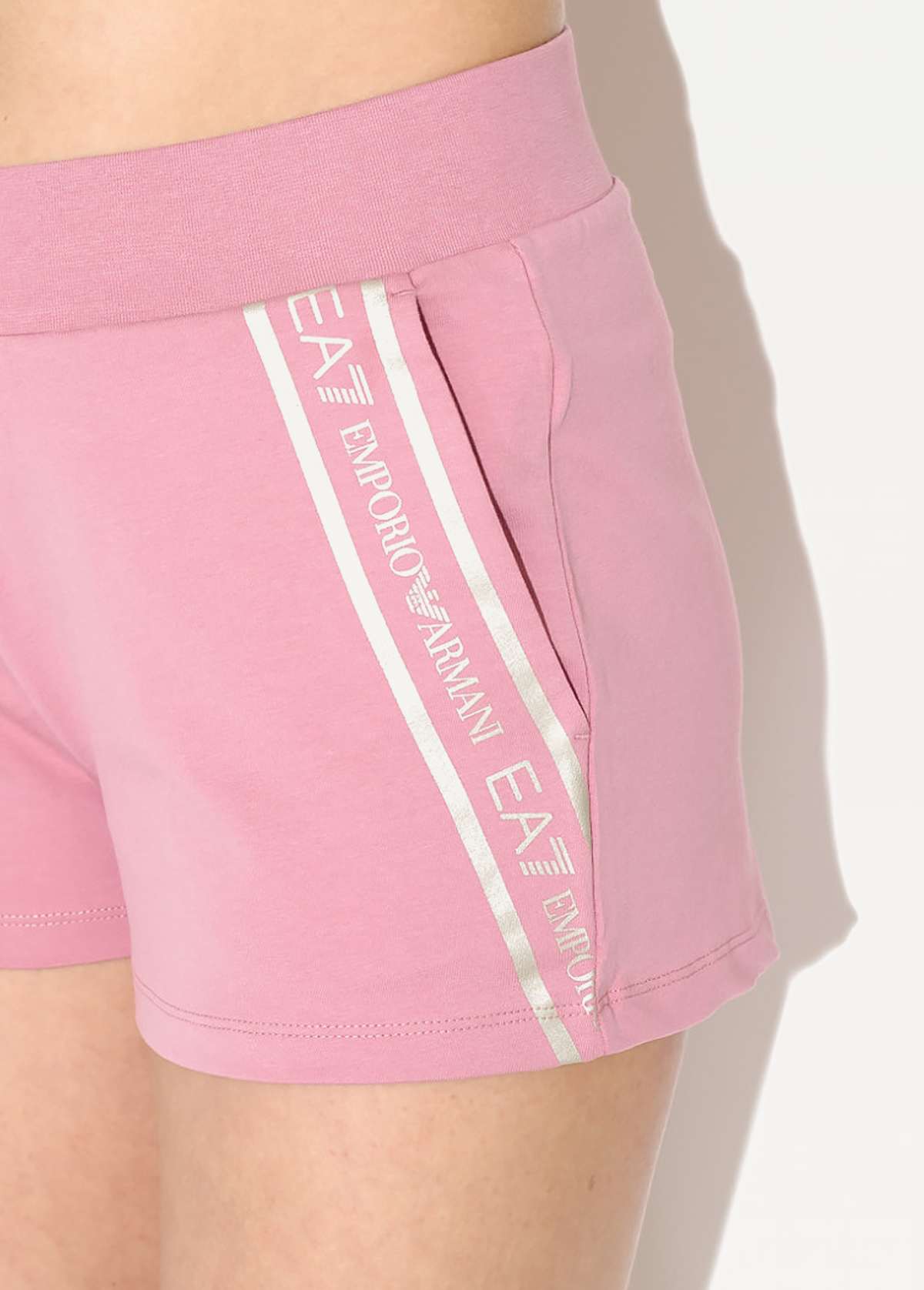 Шорты EA7 Emporio Armani розового цвета (3KTS59 TJ5FZ 1436)