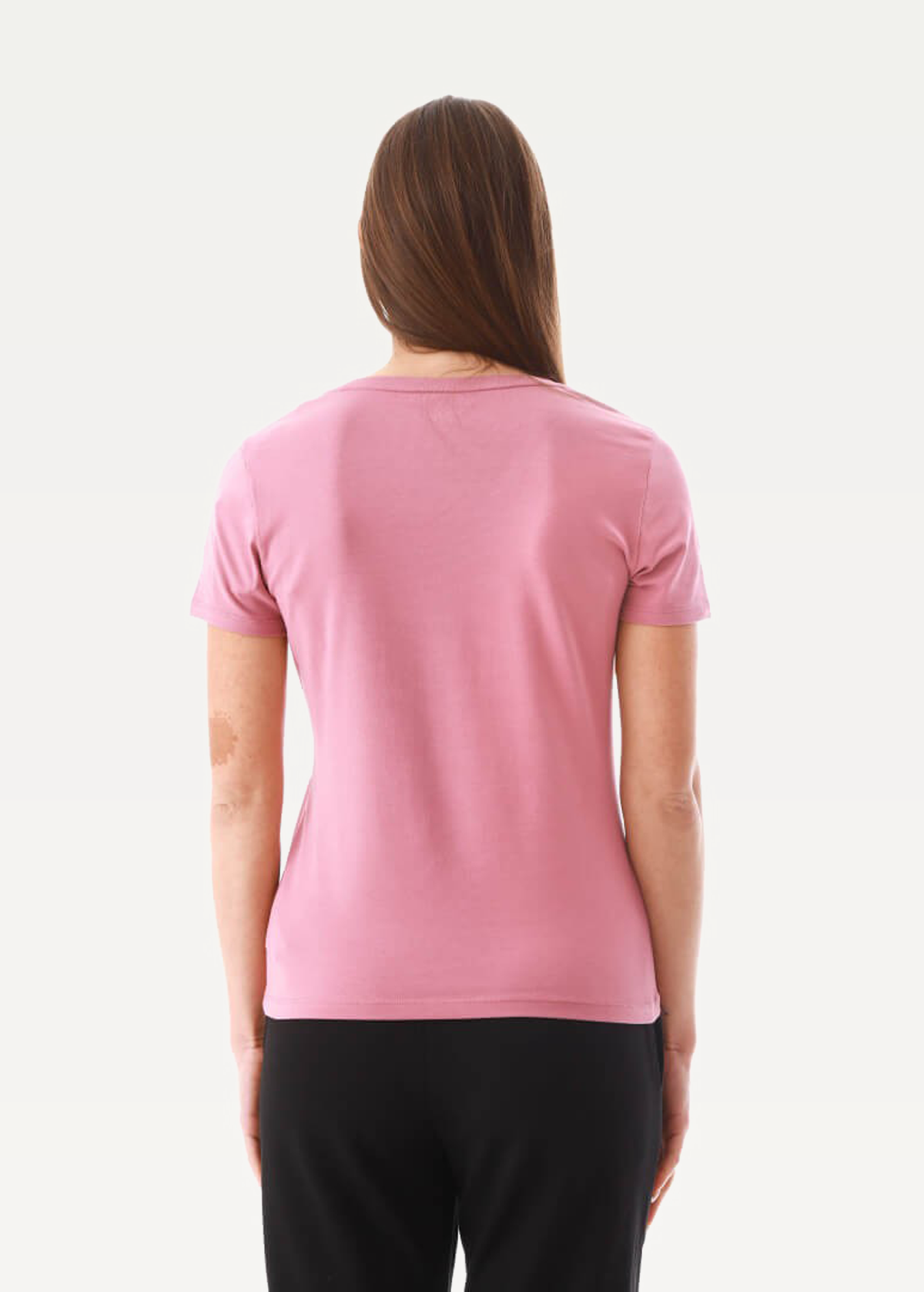 Футболка EA7 Emporio Armani рожевого кольору (3LTT06 TJCRZ 1413)