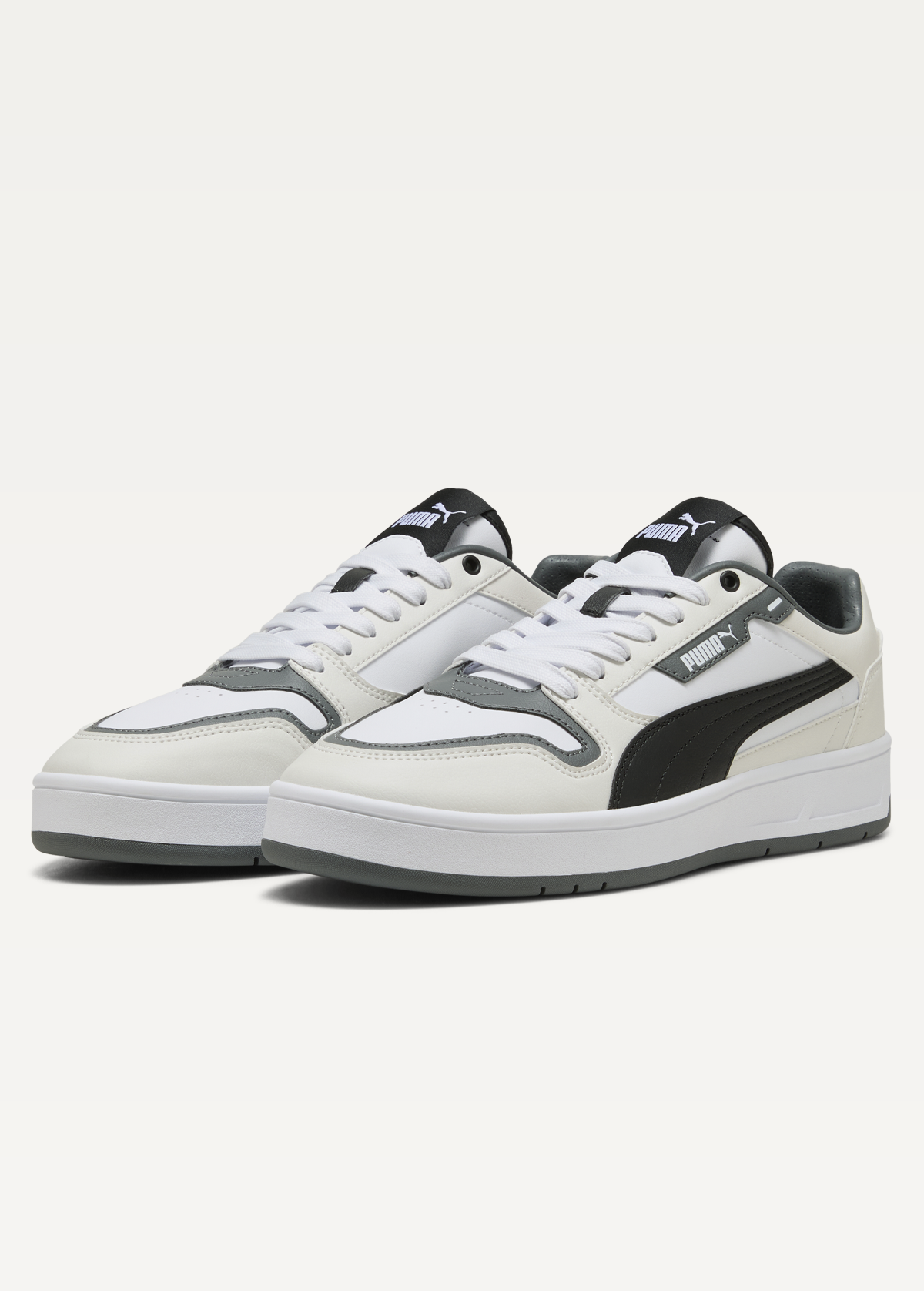 Кроссовки мужские PUMA Court Classic Street серого цвета