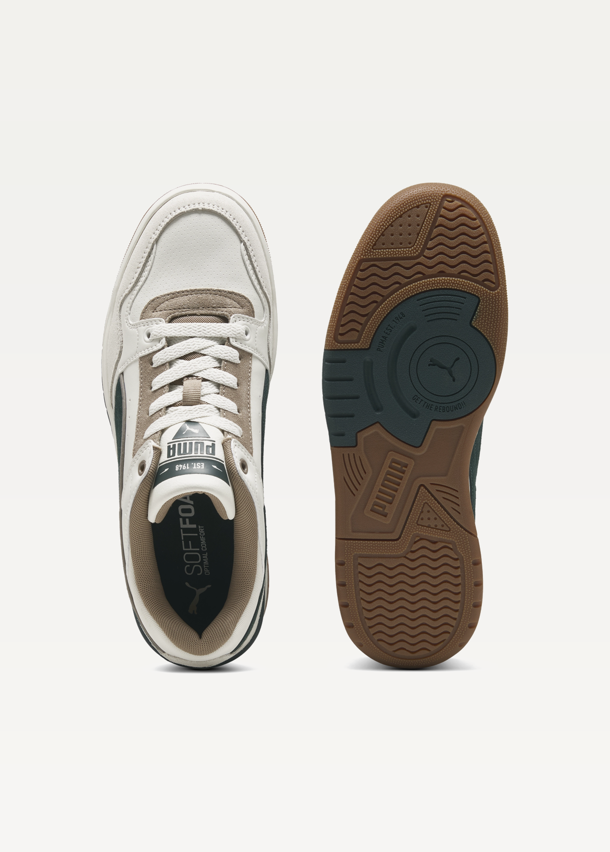 Кросівки чоловічі PUMA Rebound Retro SD Warm White-Green Terrain-Gum