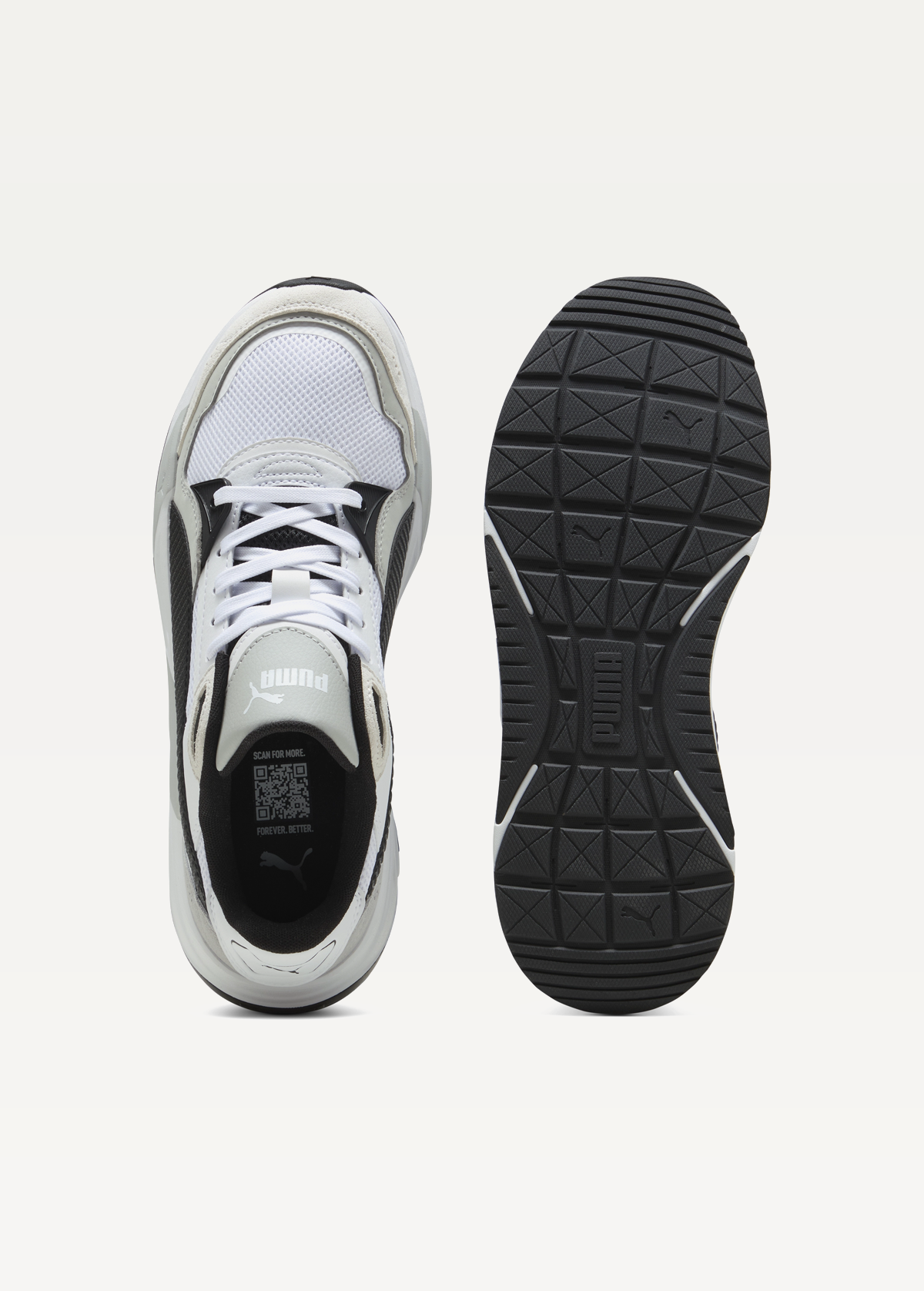 Кроссовки мужские PUMA Trinity 2 PUMA White-PUMA Black-Cool Light Gray