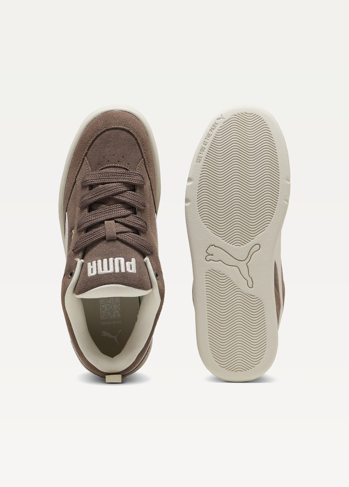 Кросівки чоловічі PUMA Park Lifestyle Raw Flat Bronze-Alpine Snow