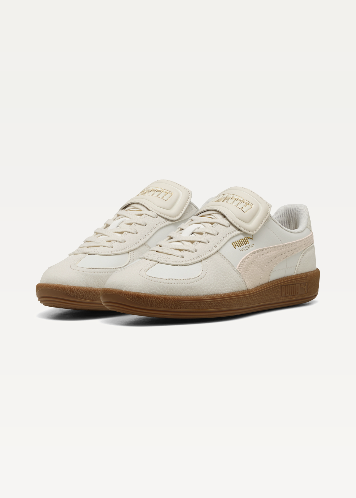 Кроссовки PUMA Palermo Premium Warm White-Alpine Snow Unisex