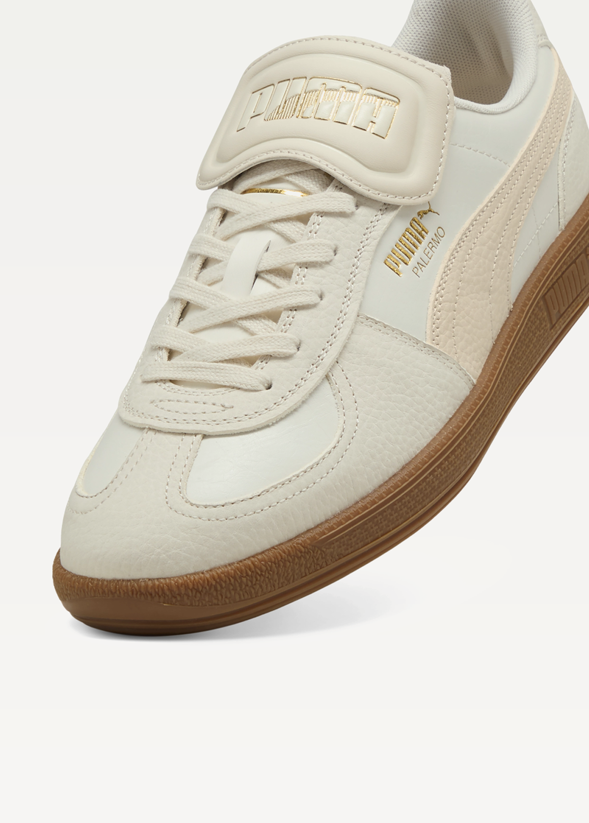 Кроссовки PUMA Palermo Premium Warm White-Alpine Snow Unisex