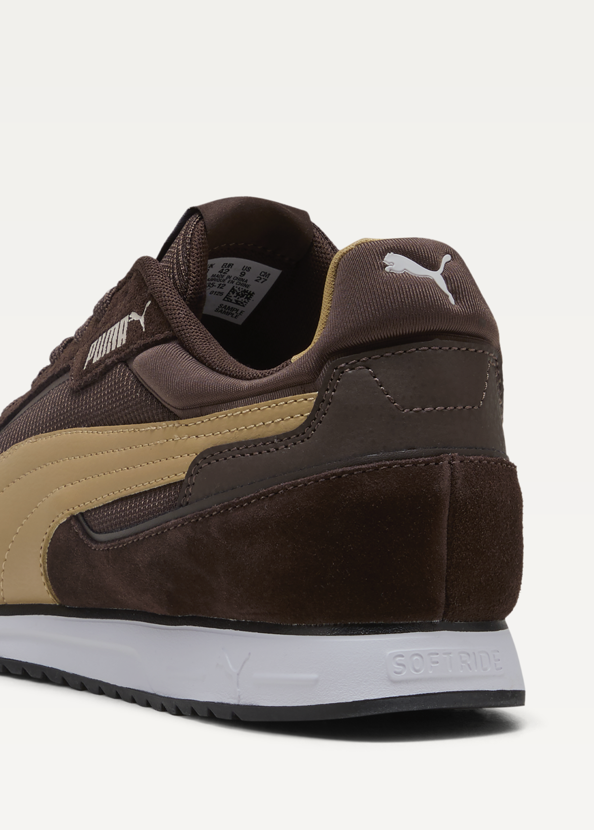 Кросівки PUMA SOFTRIDE ST MILER Unisex Chocolate-Sand Dune-PUMA White