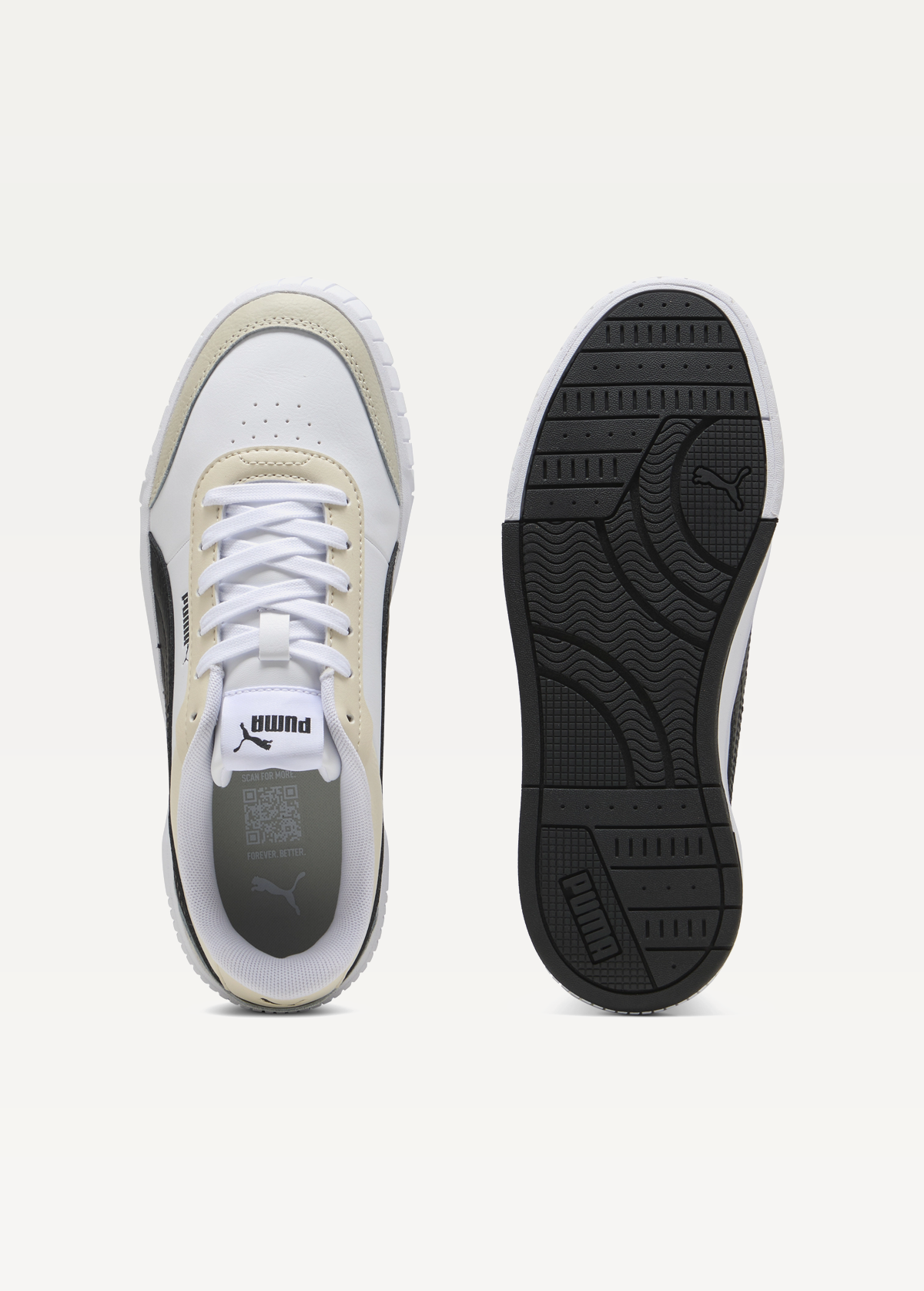 Кросівки жіночі PUMA Carina Mia PUMA White-PUMA Black-Desert Dust