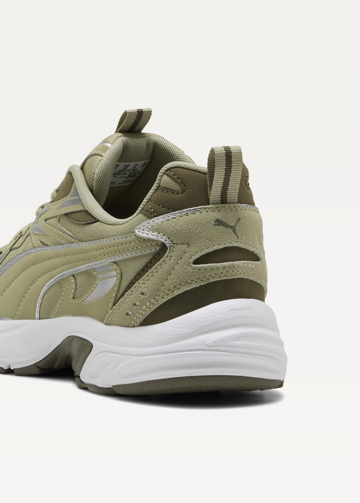 Кроссовки PUMA Milenio tech SD Unisex Lux Army-PUMA Silver-Loden Green