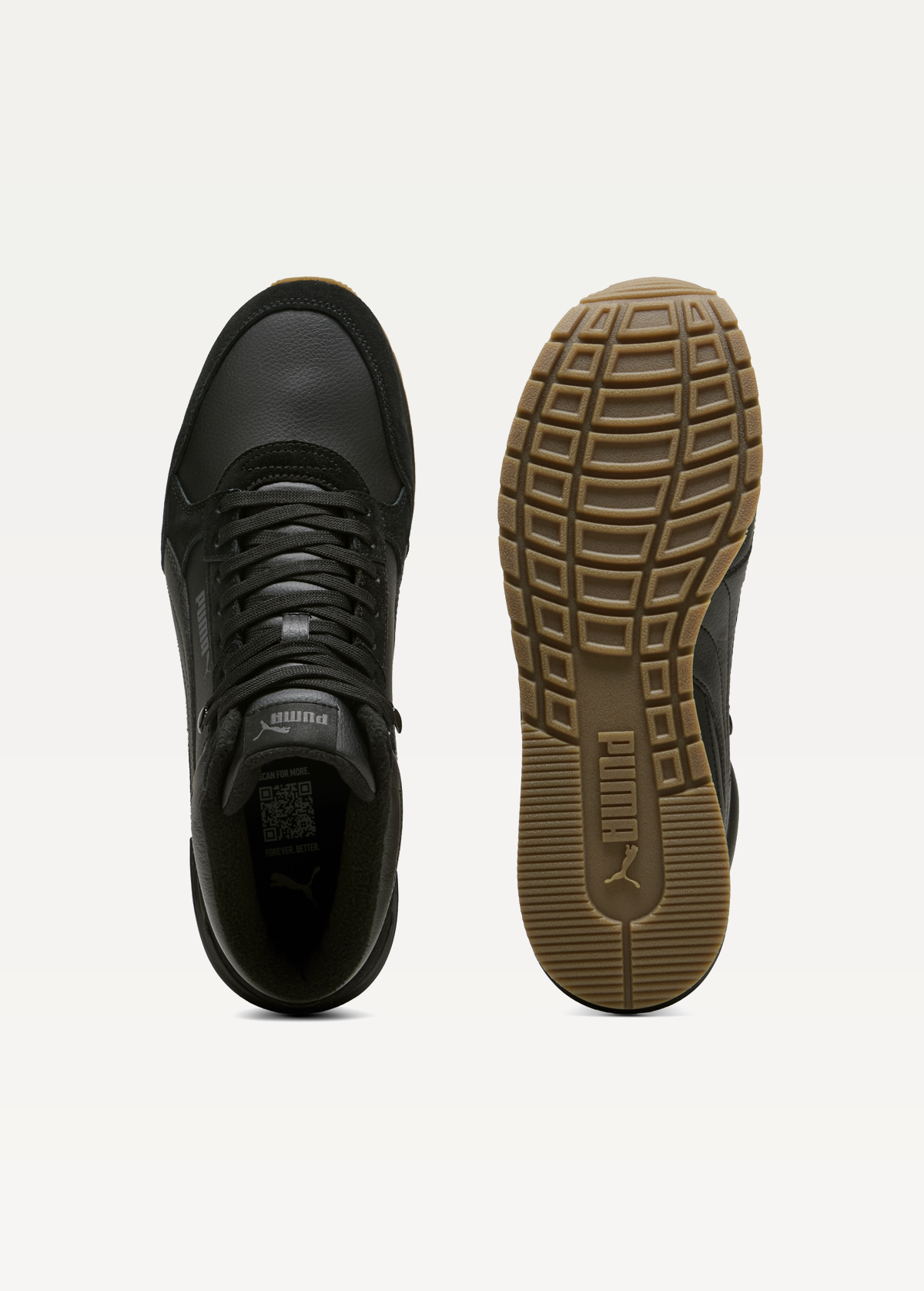 Високі кросівки чоловічі PUMA ST Runner v4 Mid PUMA Black-PUMA Black
