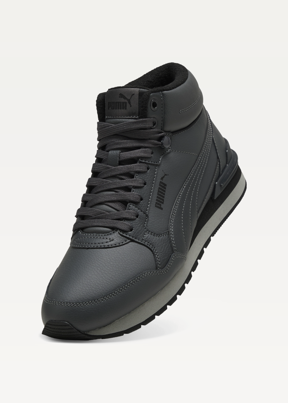 Високі кросівки чоловічі PUMA ST Runner v4 Mid Dusky Gray-Dusky Gray-PUMA Black