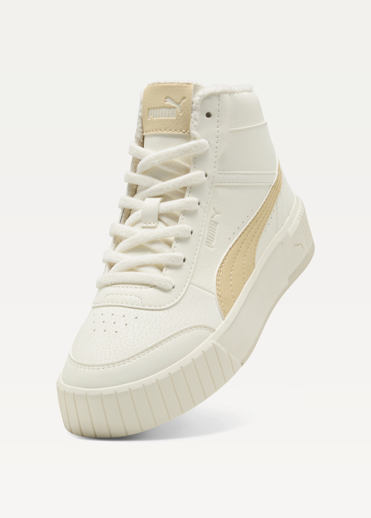 Черевики кросівки зимові жіночі PUMA Carina Mia Mid WTR Warm White-Alpine Snow