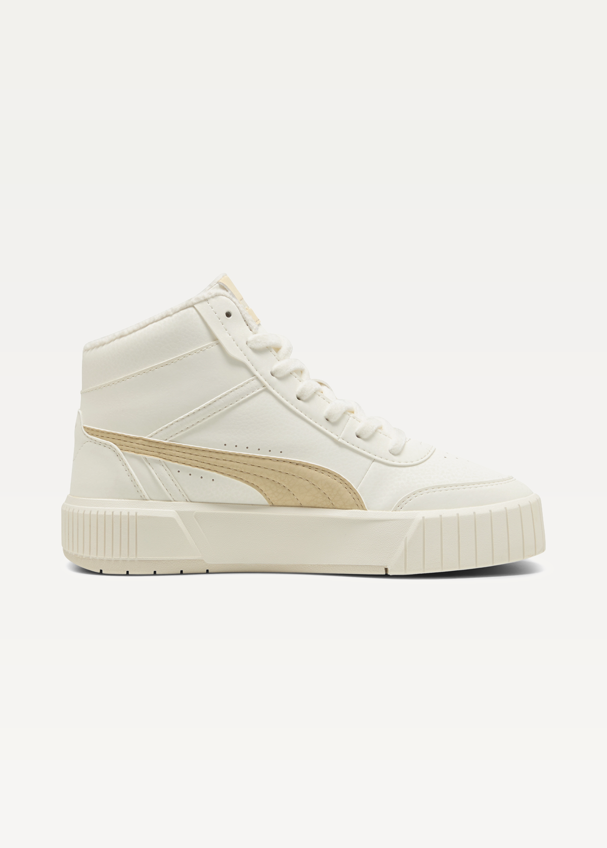 Черевики кросівки зимові жіночі PUMA Carina Mia Mid WTR Warm White-Alpine Snow