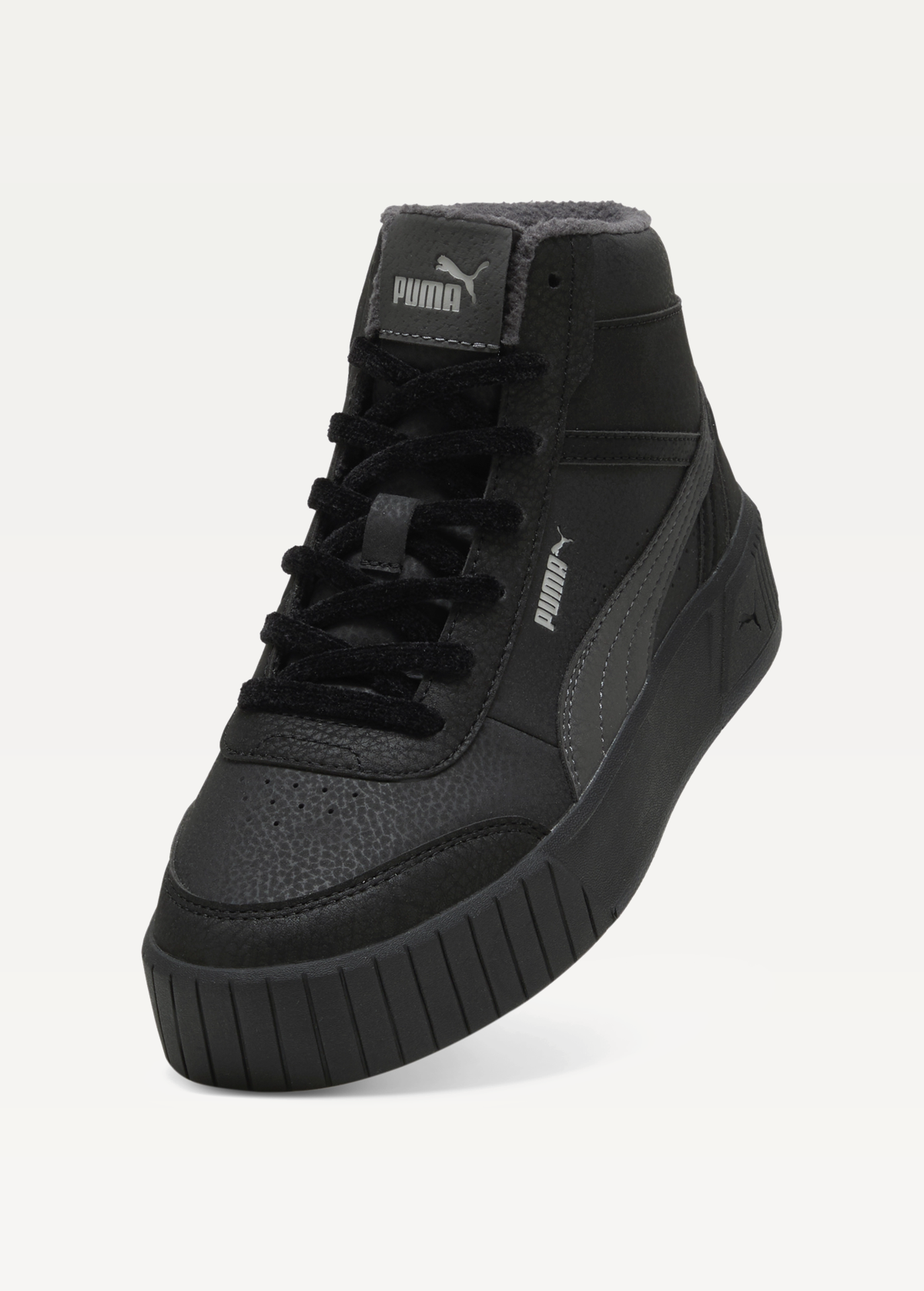 Черевики кросівки зимові жіночі PUMA Carina Mia Mid WTR PUMA Black-Gray Echo