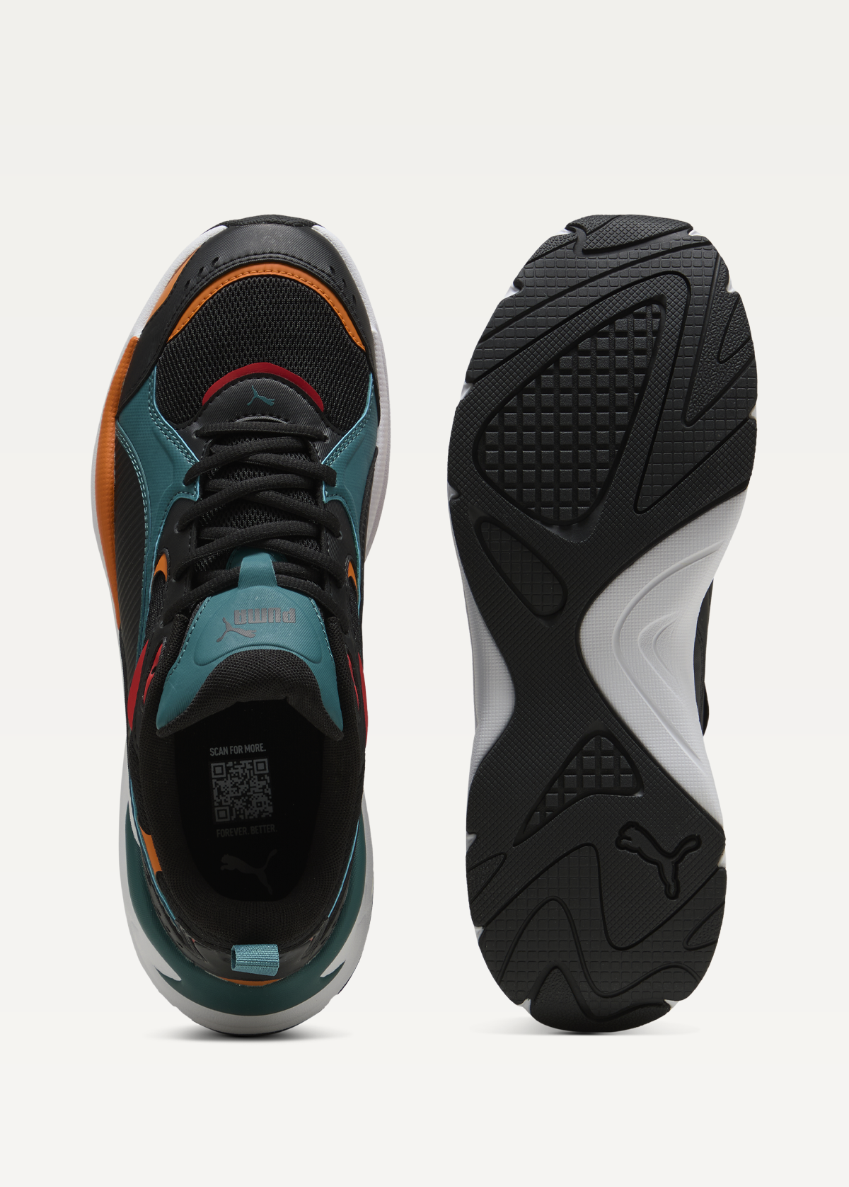 Кросівки чоловічі PUMA X-RAY 4 Emerald Ice-PUMA Black-Vermillion