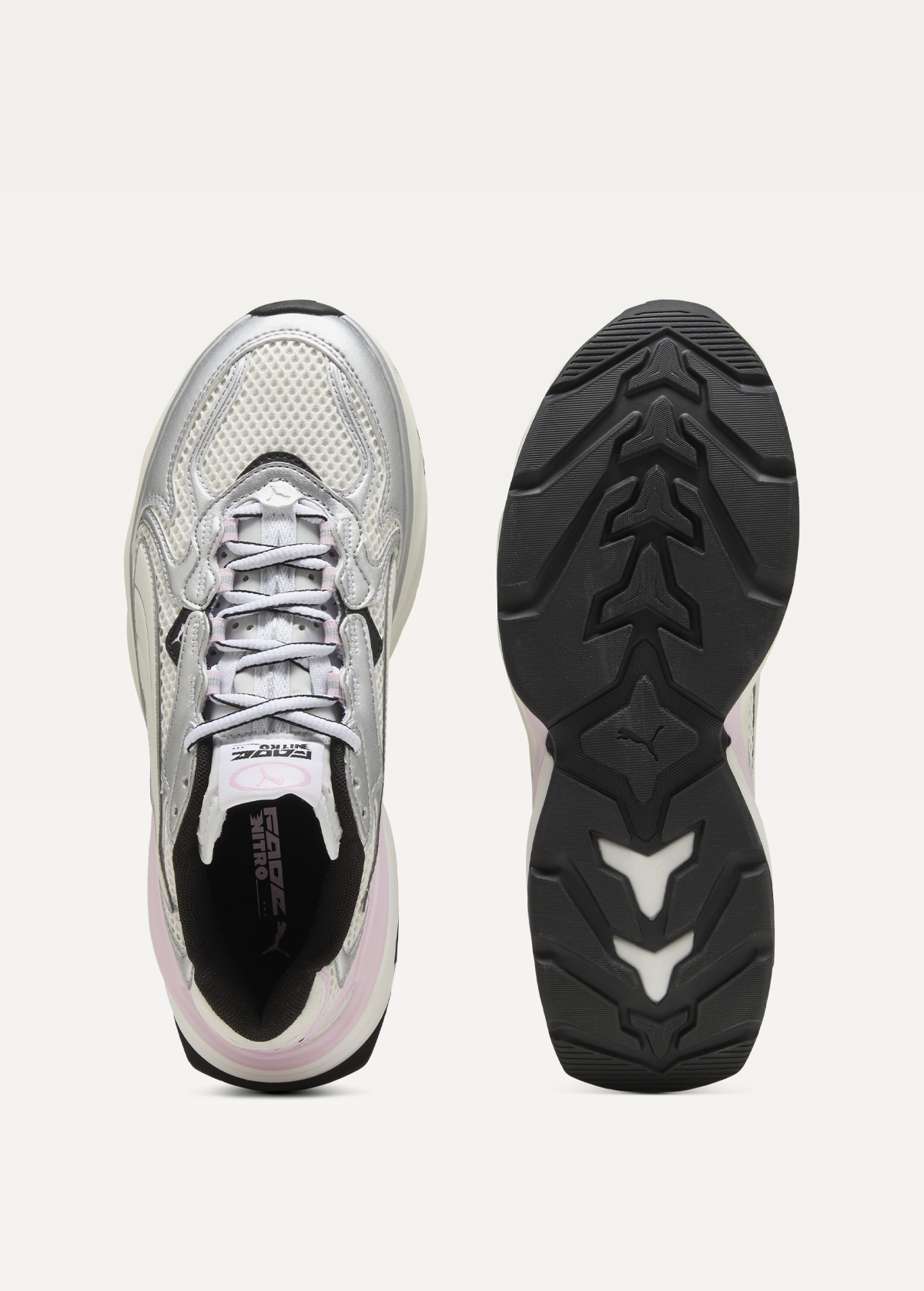 Кросівки жіночі PUMA Fade Nitro LS PUMA Silver-Warm White-Pearl Pink